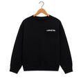Black Basic unisex Sweatshirt front