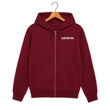 Growecom maroon flecce hoodie