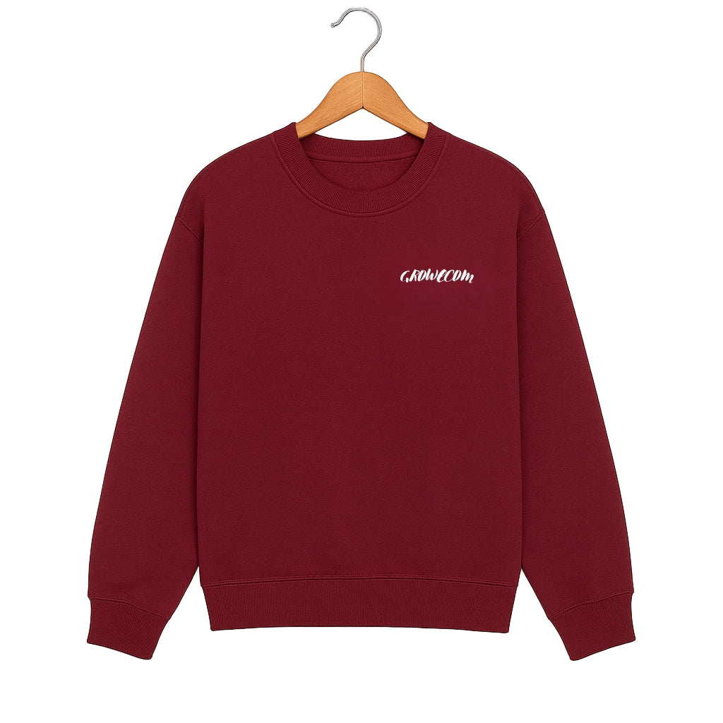 Maroon Unisex Sweatshirt front