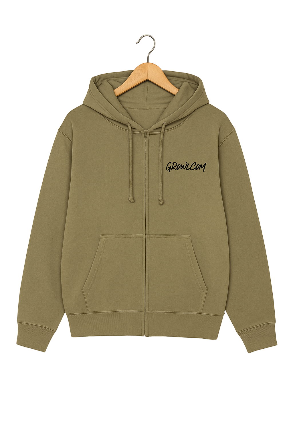 Military Green Unisex Fleece Hoodie