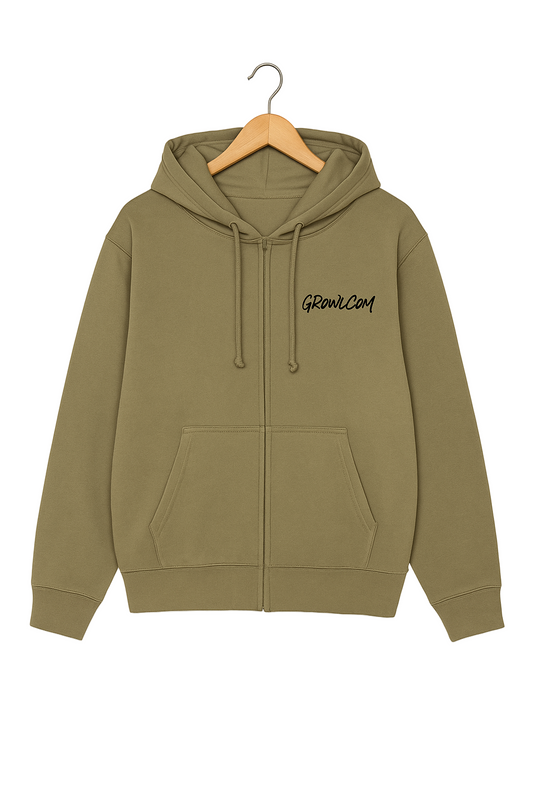 Military Green Unisex Fleece Hoodie