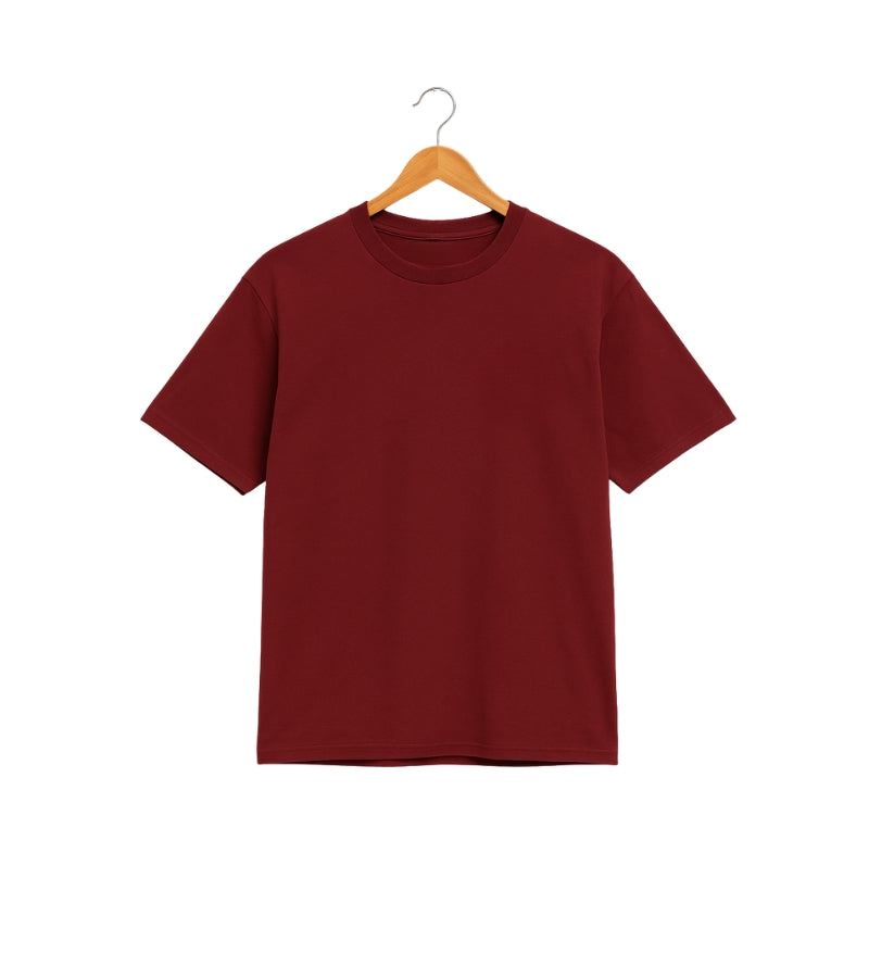 Unisex Soft Cotton Red T-Shirt with Modern Fit