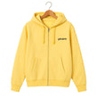 Yellow Zip-Up Unisex Hoodie