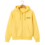Yellow Zip-Up Unisex Hoodie
